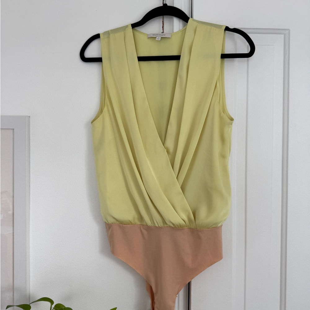 Favorite Daughter Yellow Women's bodysuit